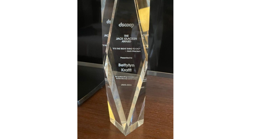 Bettylyn Krafft honored at Dscoop